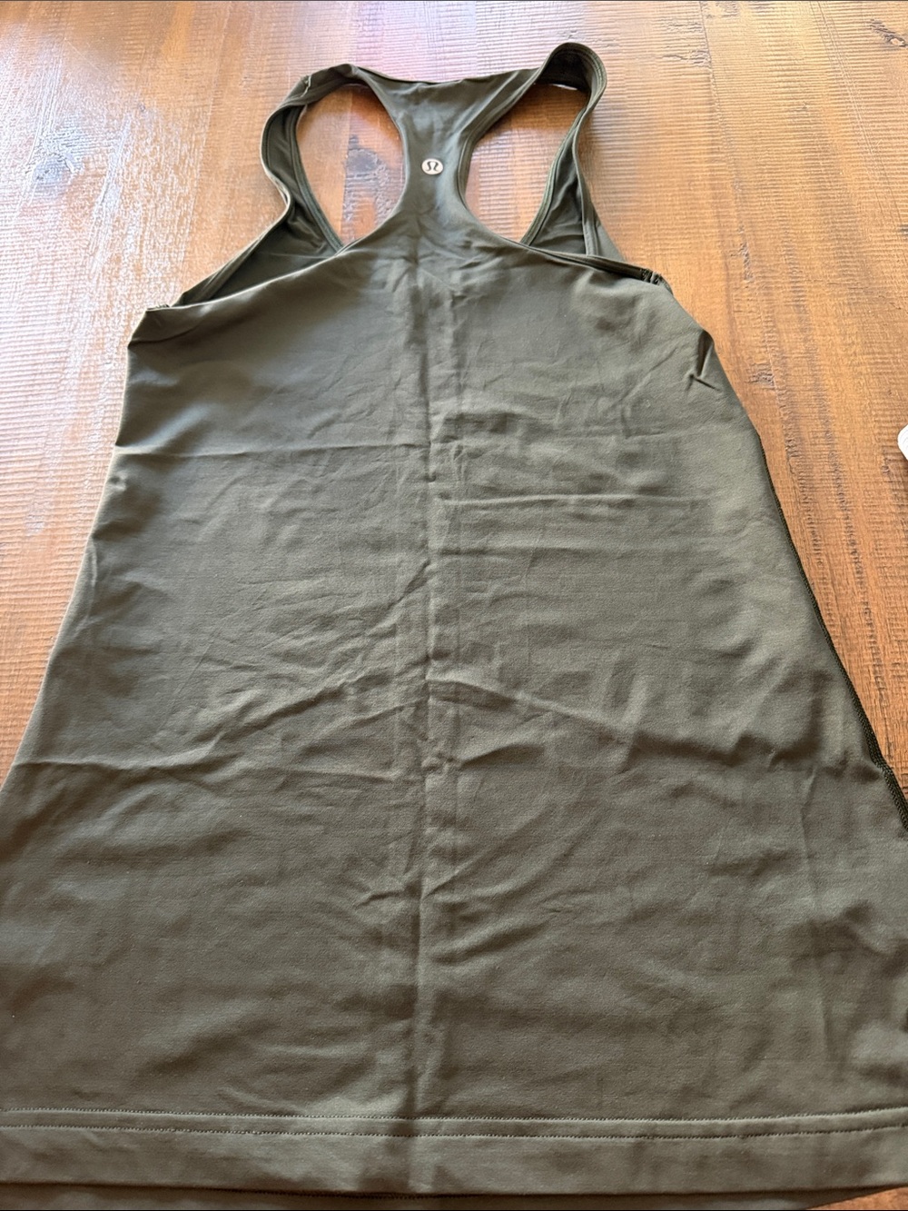 lululemon athletica Olive Green Racerback Tank Top